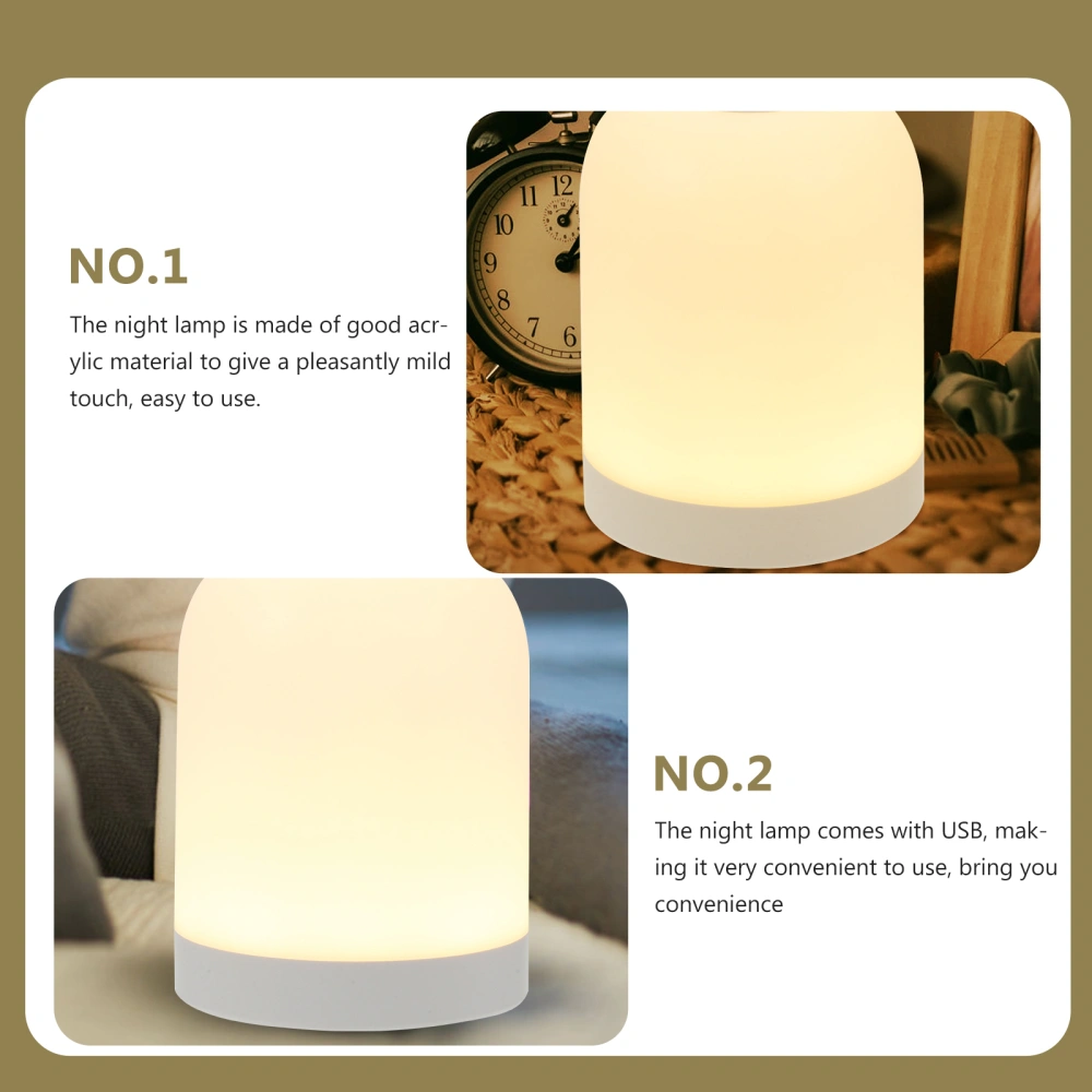 Dimmable Touch Night Light Rechargeable Touch Night Light Bedside Night Light