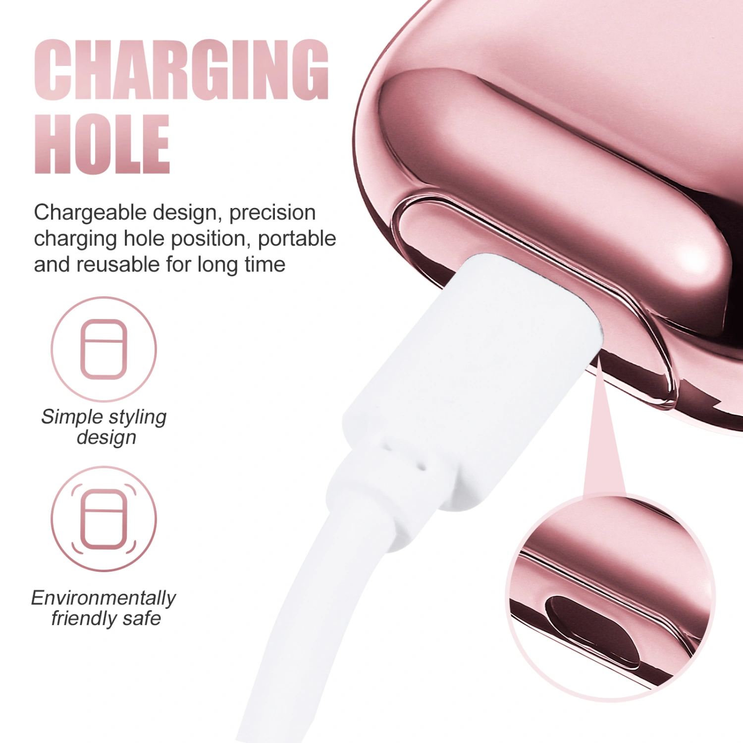 1Pc Fashion Headphone Cover Portable Earbud Case Compatible for Airpods1/2