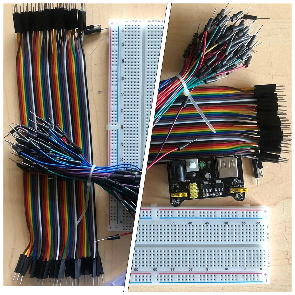 830 Breadboard Kit Breadboard Power Supply Module 40Pin Line Jumper Wire