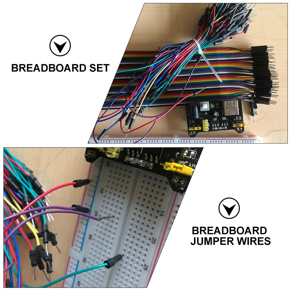 830 Breadboard Kit Breadboard Power Supply Module 40Pin Line Jumper Wire