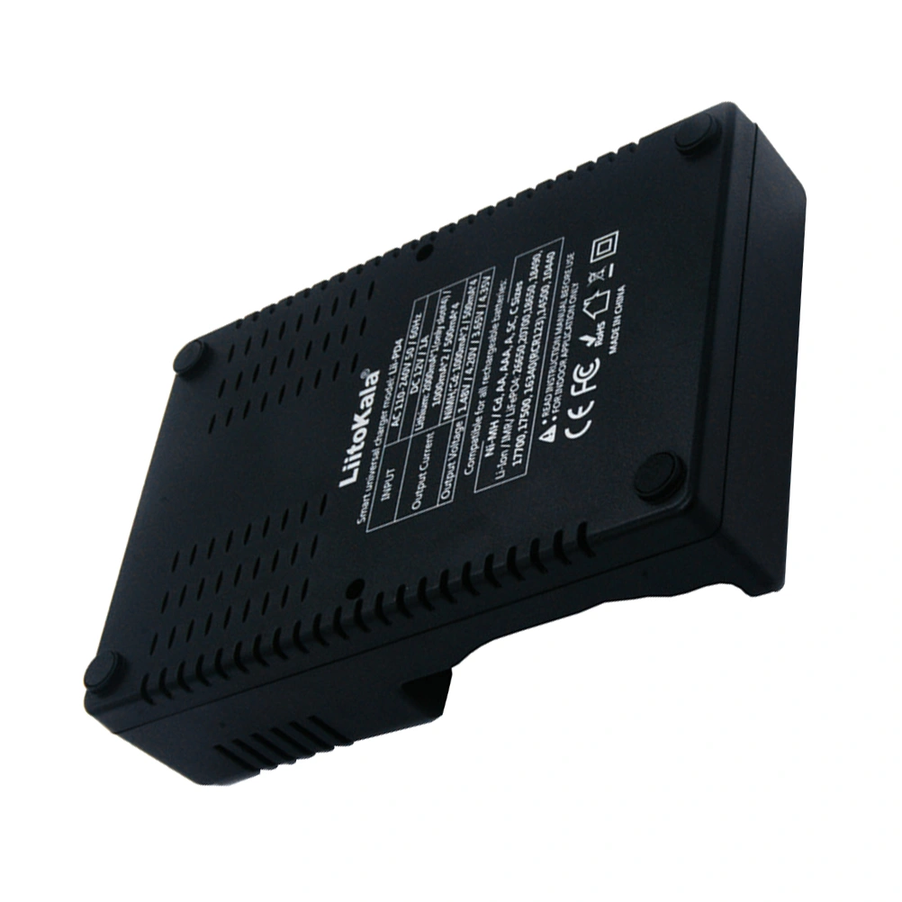 4 Slots Battery Charger LCD Lithium Battery Multi-use Charger Professional Battery Charger for Home Shop with US Plug