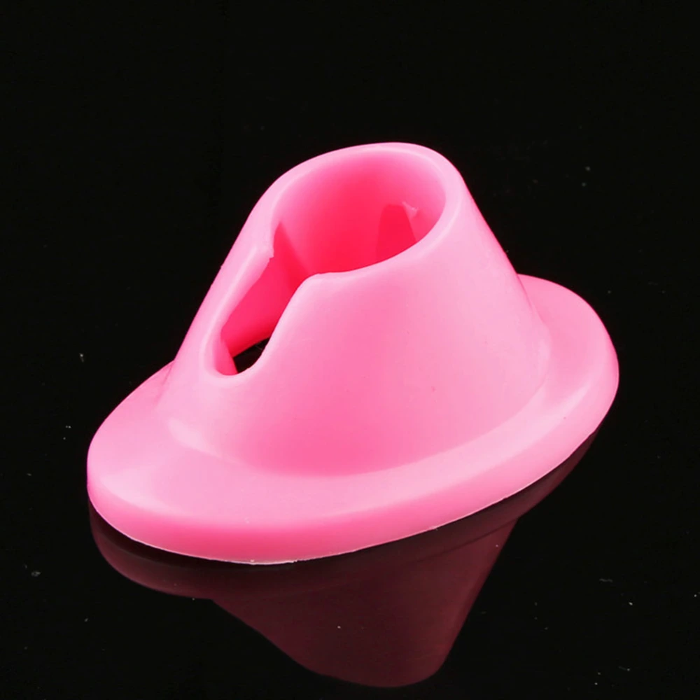 4pcs Durable DIY Silicone Nail Gel Polish Holder Display Varnish Bottle Stand