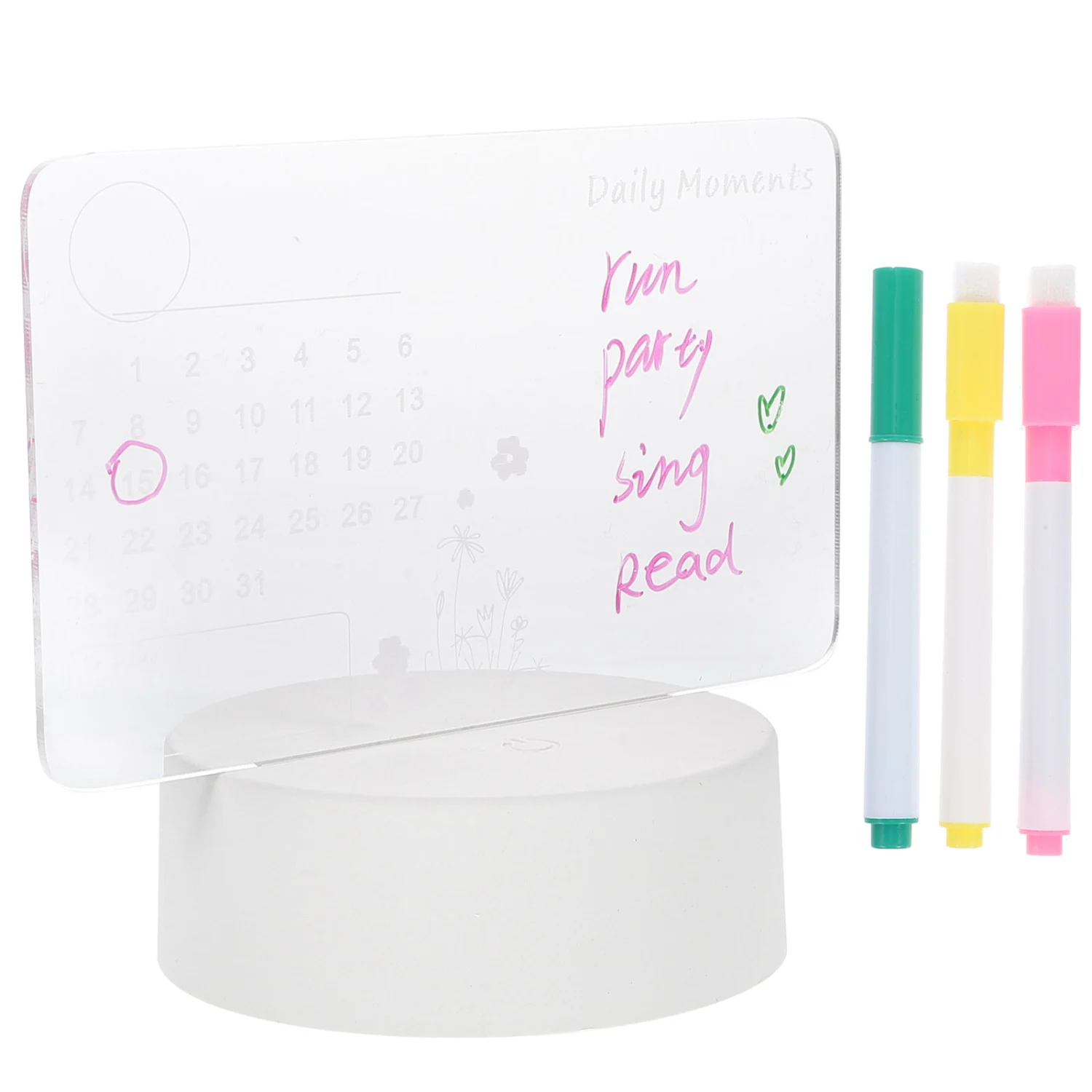 DIY Calendar Night Light Dimmable Night Lamp Touch Small Night Light USB Night Light