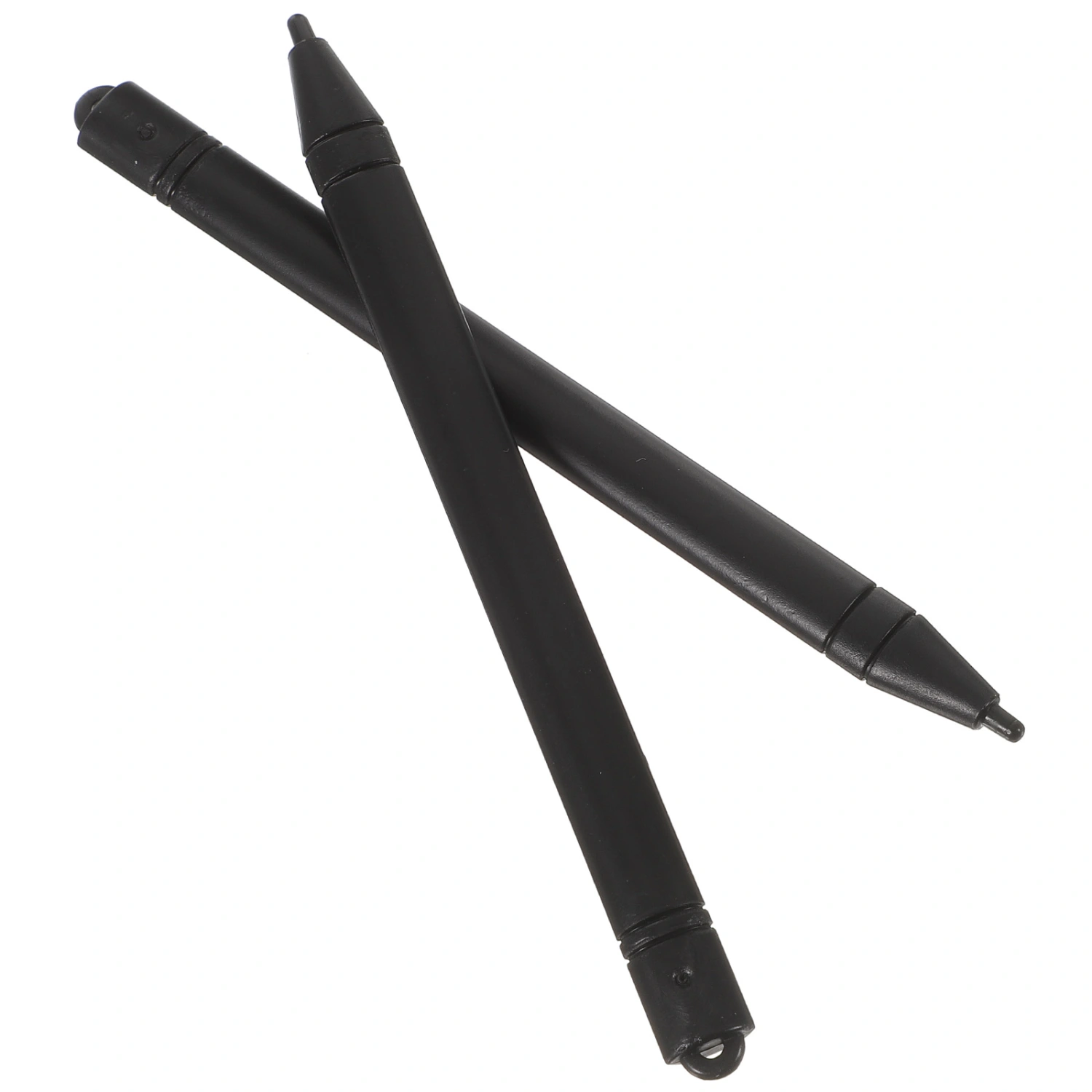 2 Pcs Universal LCD Tablets Pen Digital Stylus Painting Digital Touch Pen for Magazine Editing Drawing Design (Black)
