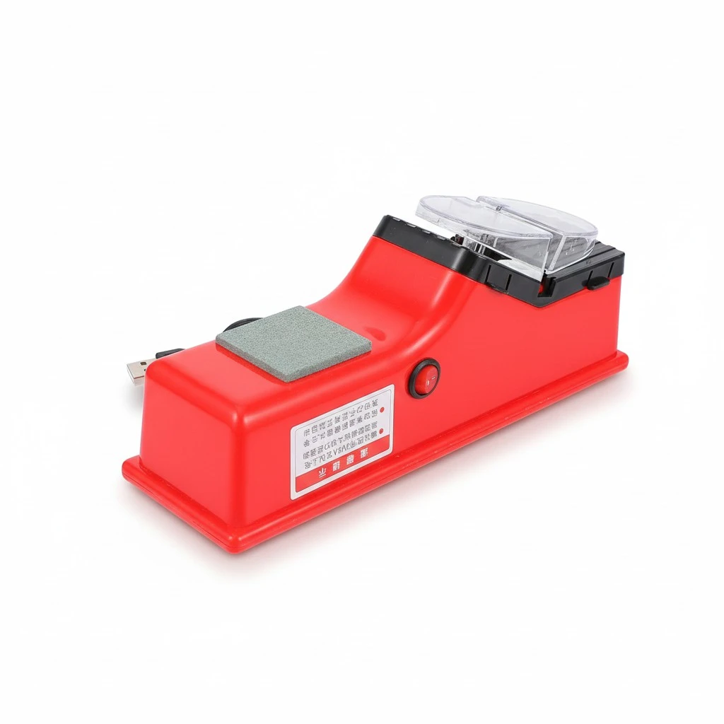 1 Set Electric Cutter Sharpener Kitchen Cutting Tool USB Sharpener Tool