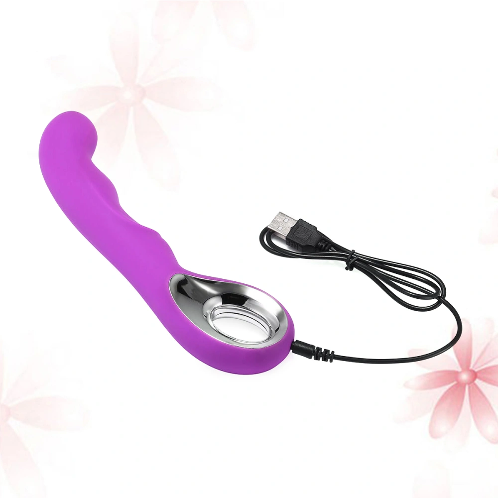 Dildo Strong Vibration Modes Silicone G Spot Vibrator Clitorial Massager Stimulation Sex Toy for Female Women (Purple)