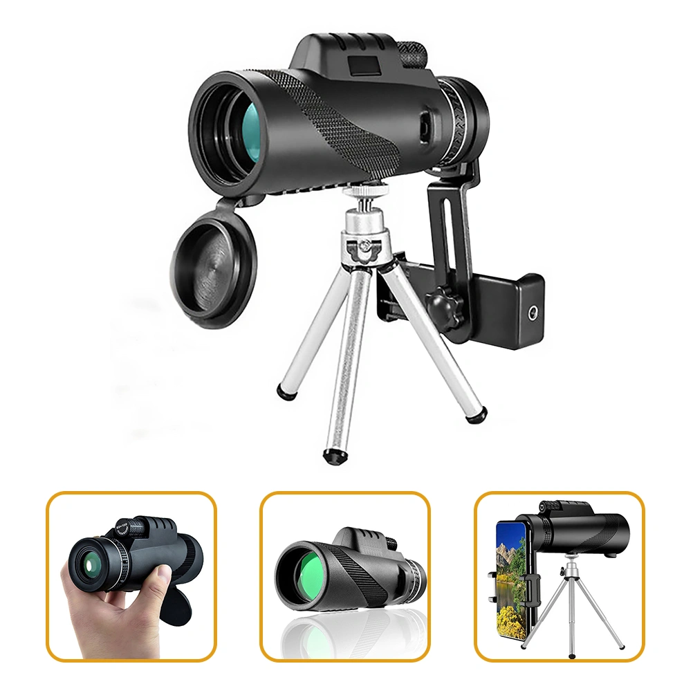 1 Set Outdoor Monocular 80x100 Bird Watching High Magnification Monocular