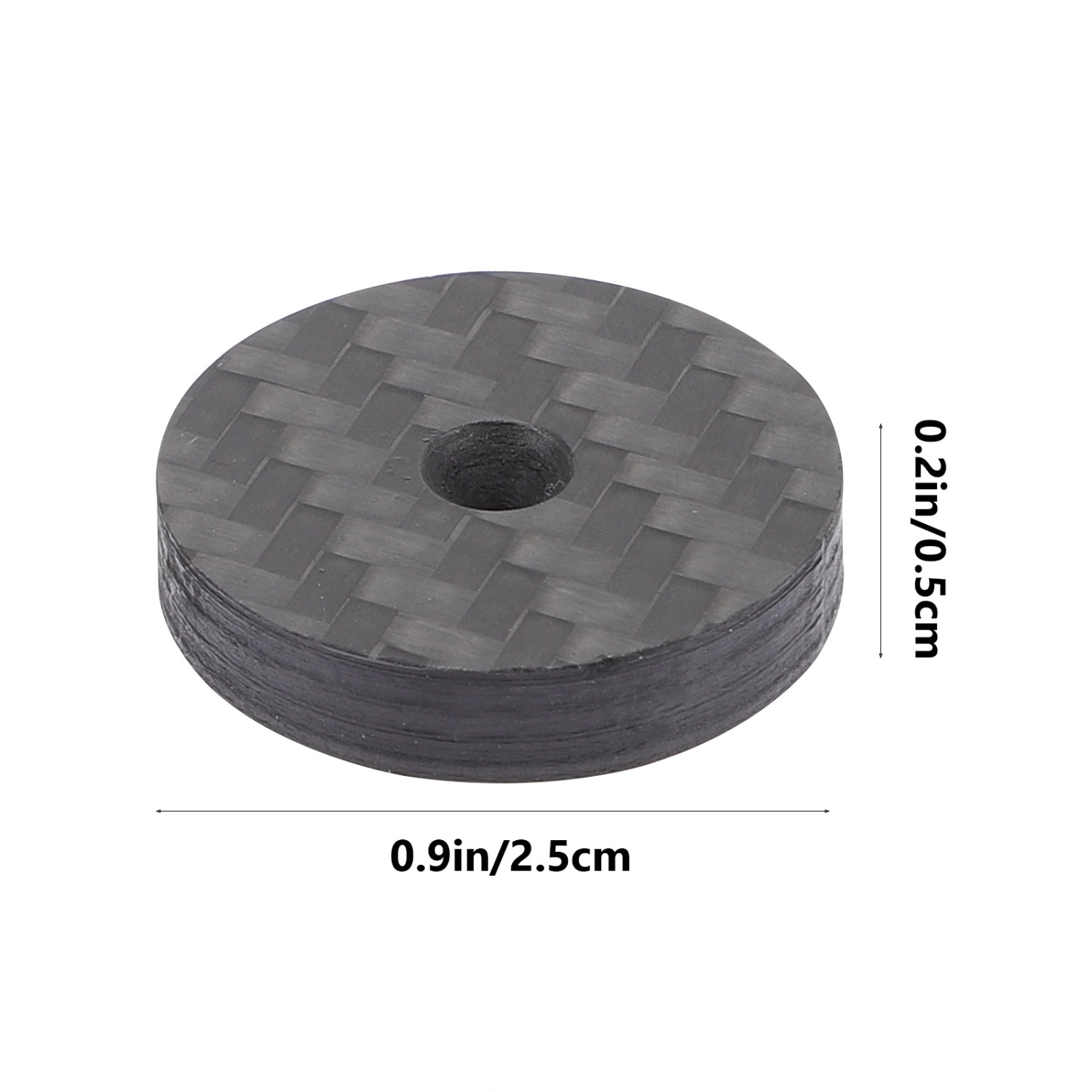 4Pcs Carbon Fiber Speaker Spikes Pads Mats Isolation Stand Speaker Foot Pad Base
