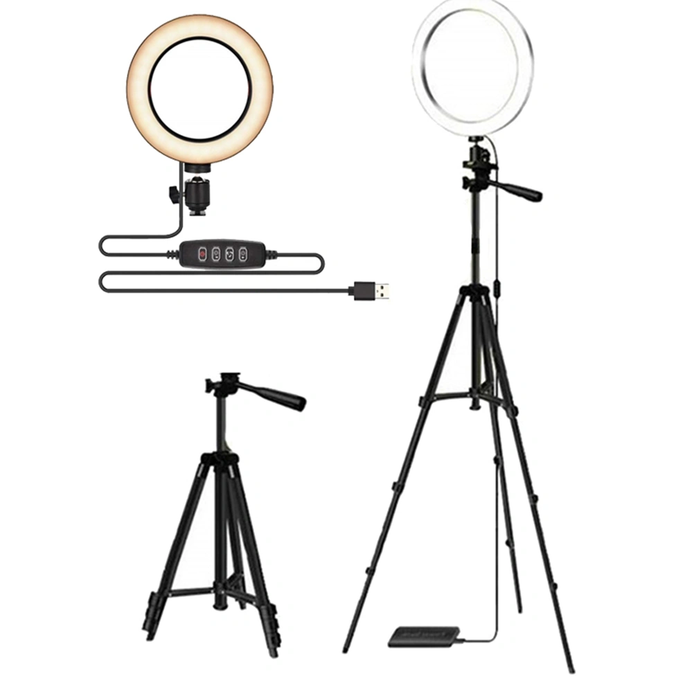 1 Set Wireless Photography LED Tripod Live Broadcast Mobile Phone Holder