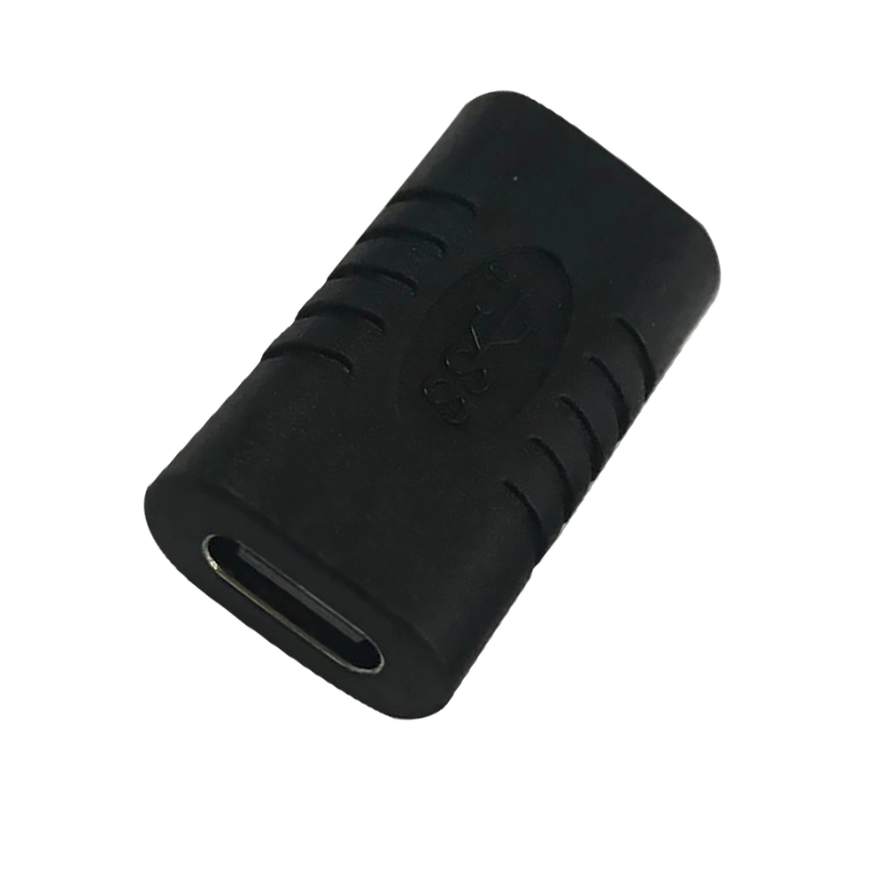 USB 3.1 Type-C Female to Female Adapter Conversion for Computer Cellphone TV Black