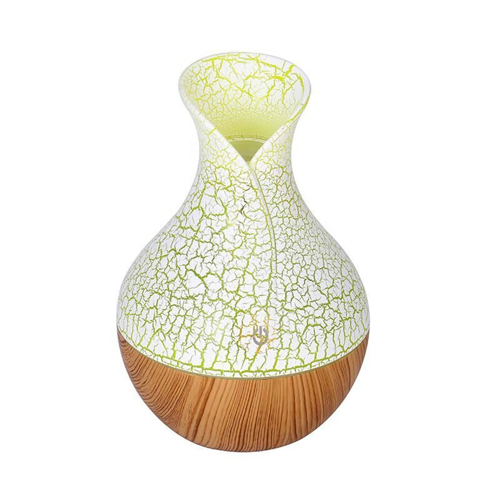 Ultrasonic Humidifier Crack Vase USB Diffuser Wood Grain Air Humidifier Car Airpurifier
