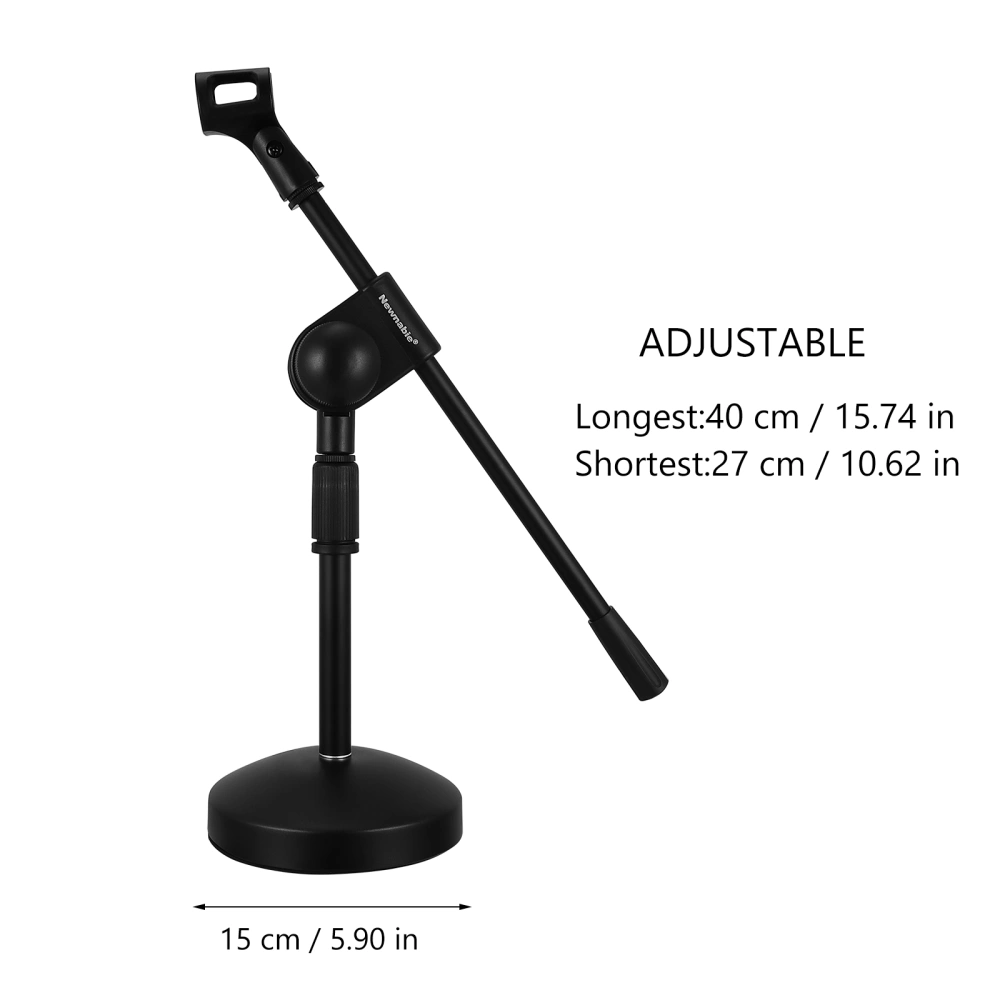 Universal Desktop Microphone Stand Adjustable Mic Holder Audio Accessories