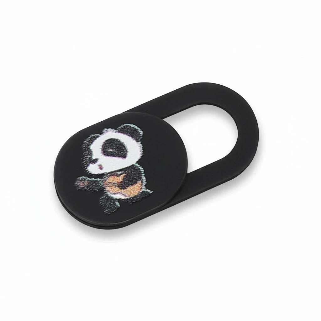8Pcs Panda Pattern Webcam Slide Cover Web Camera Blocker Privacy Guard Protector