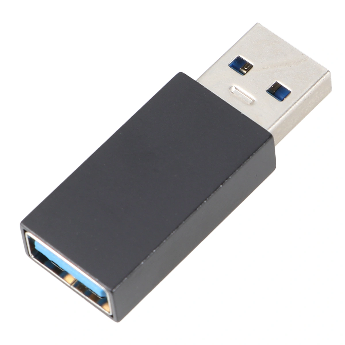 USB Data Blocker Small Practical Safe Computer USB Data Privacy 3.0 Blocker for Home Office (Black Pearl Bag Package)
