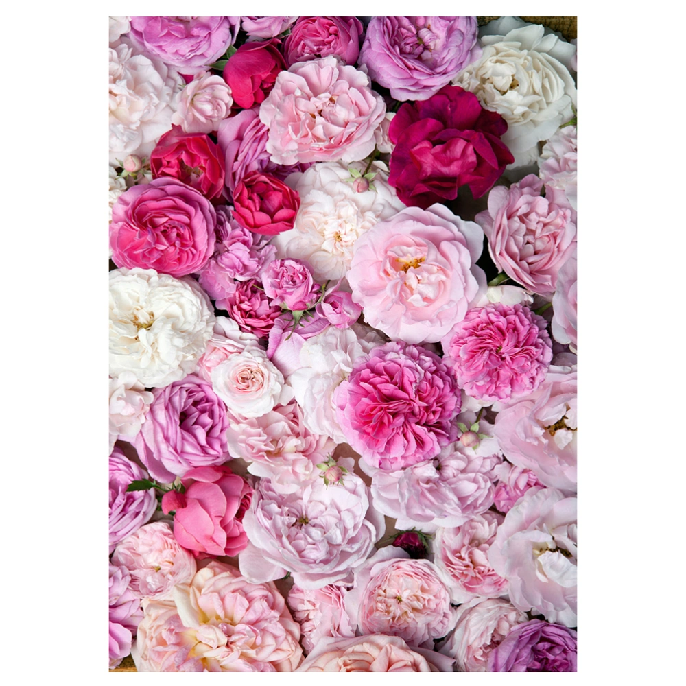 Flower Photo Studio Background Cloth 3D Floral Photography Backdrop Wall Props 90x150cm (949)