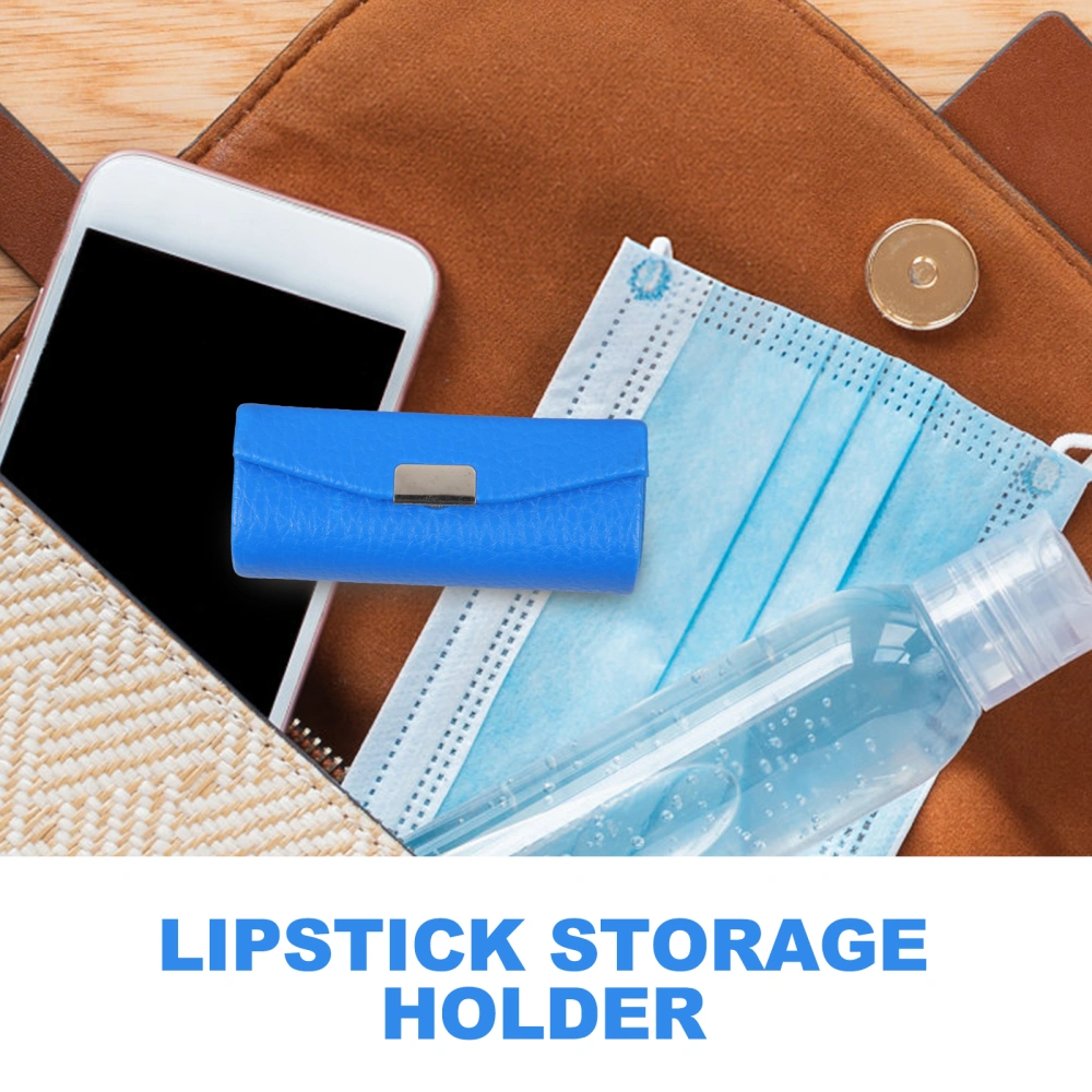 Lipstick Storage Holder Lip Gloss Case Portable Small Lipstick Container Single Lipstick Holder for Women