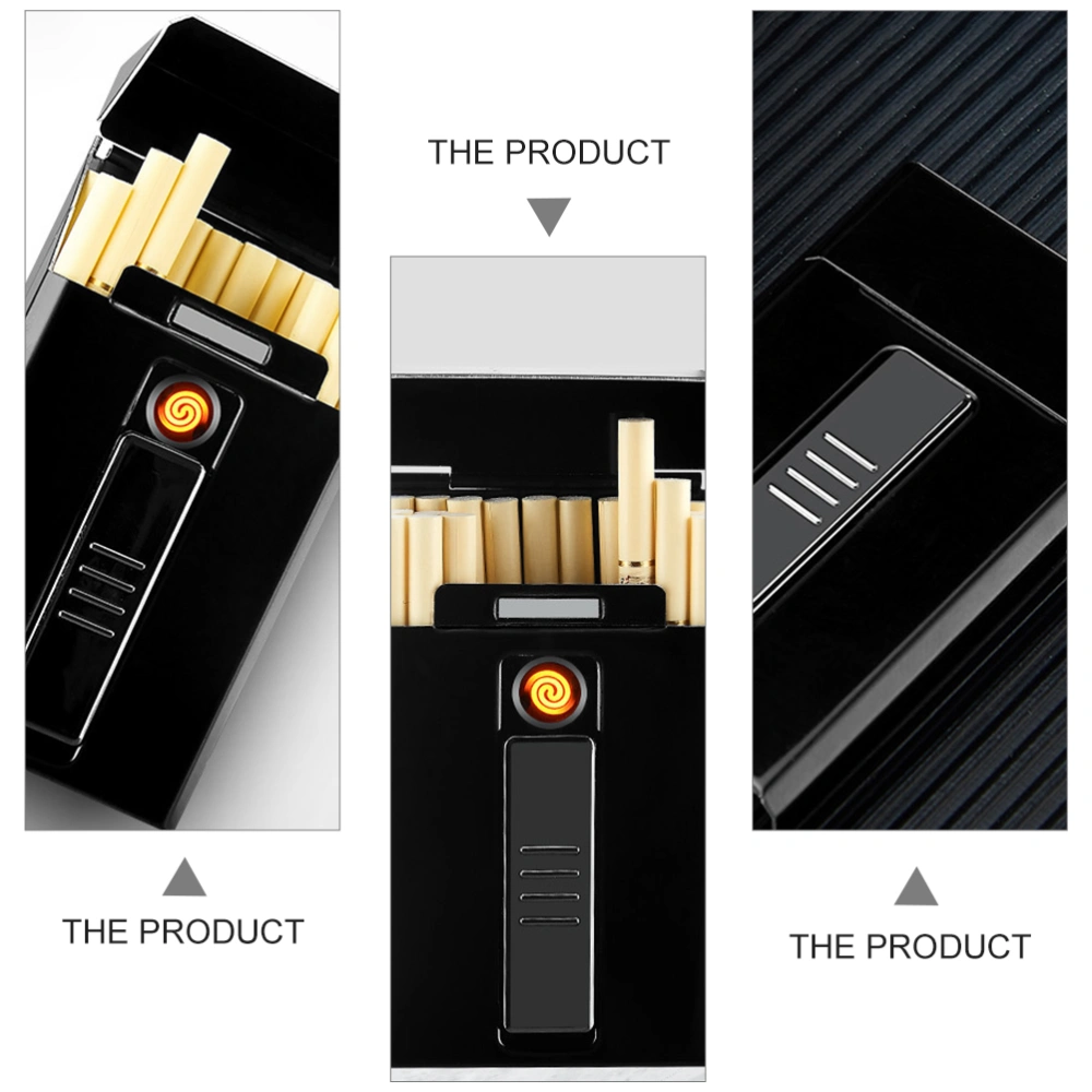 Rechargeable Cigarette Lighter Zinc Alloy Cigarette Box Tobacco Lighter