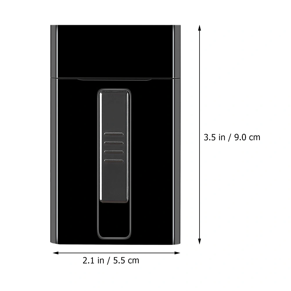 Rechargeable Cigarette Lighter Zinc Alloy Cigarette Box Tobacco Lighter