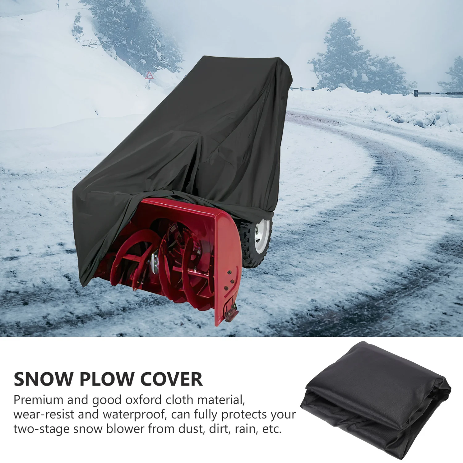 Snowplow Protective Cover Snow Blower Protector Protective Cover for Snow Blower