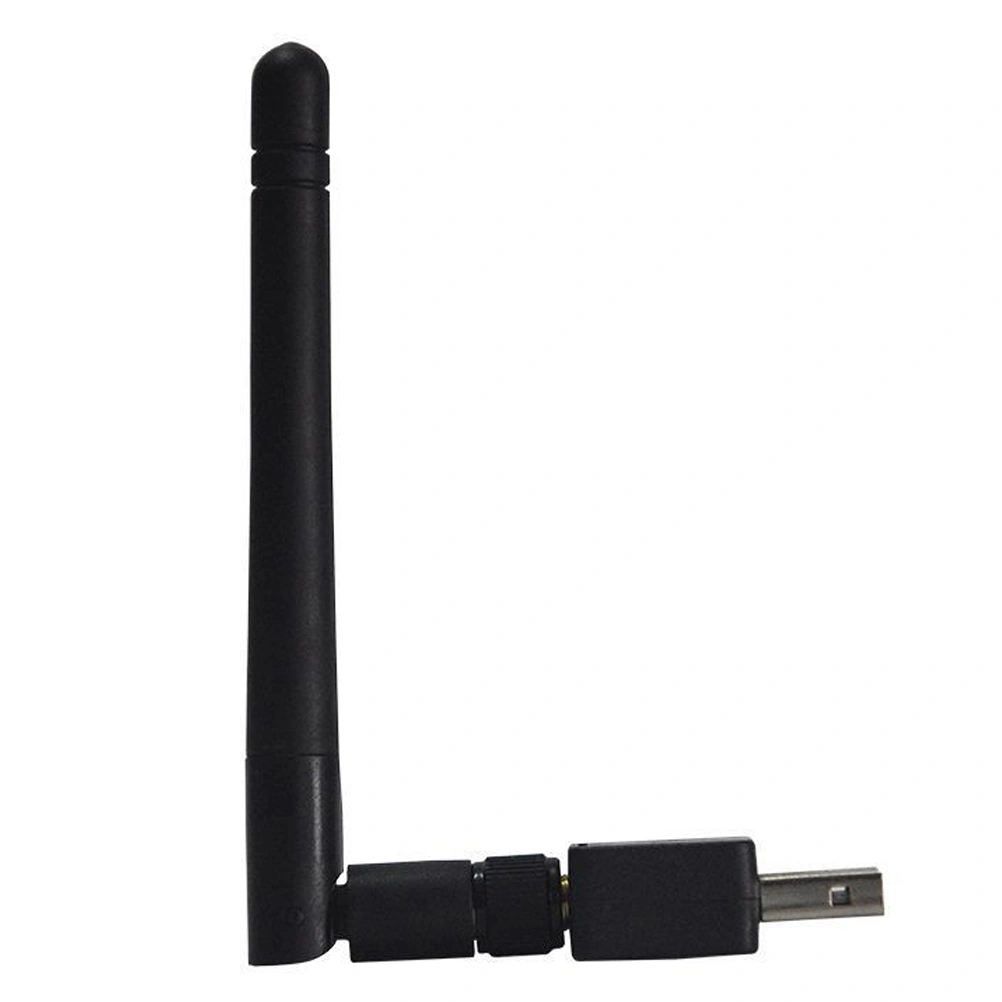 USB 2.0 Wlan Wifi Wireless LAN Dongle Adapter 150Mbit Antenne (Black with CD)