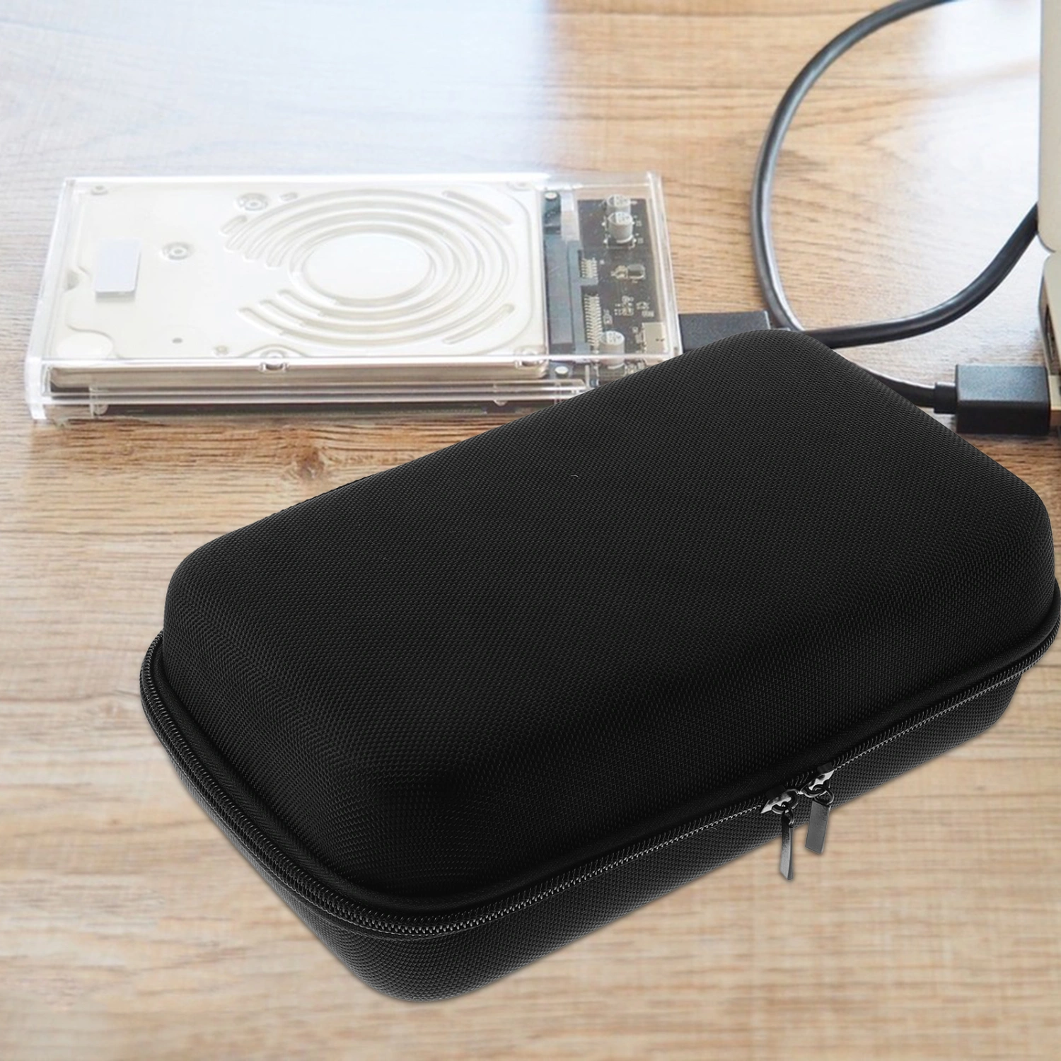 Portable Storage Bag Battery Storage Bag Portable Car Charger Bag Power Adapter Bag