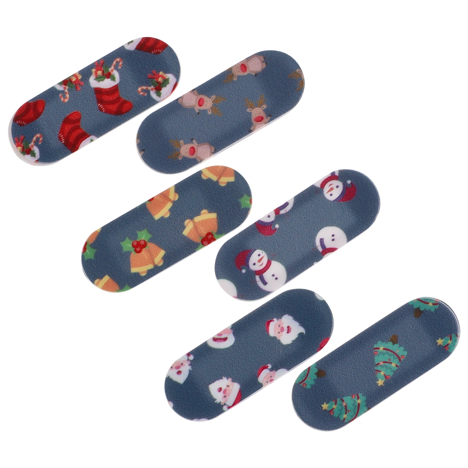 6PCS Christmas Computer Cell Phone Lens Protective Caps Camera Covers Caps Hoods