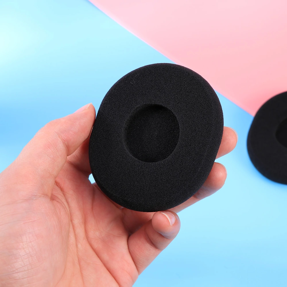 A Pair of Replacement Earpads Ear Pads Ear Cushions for H800 Wireless Headphones Headset (Black)