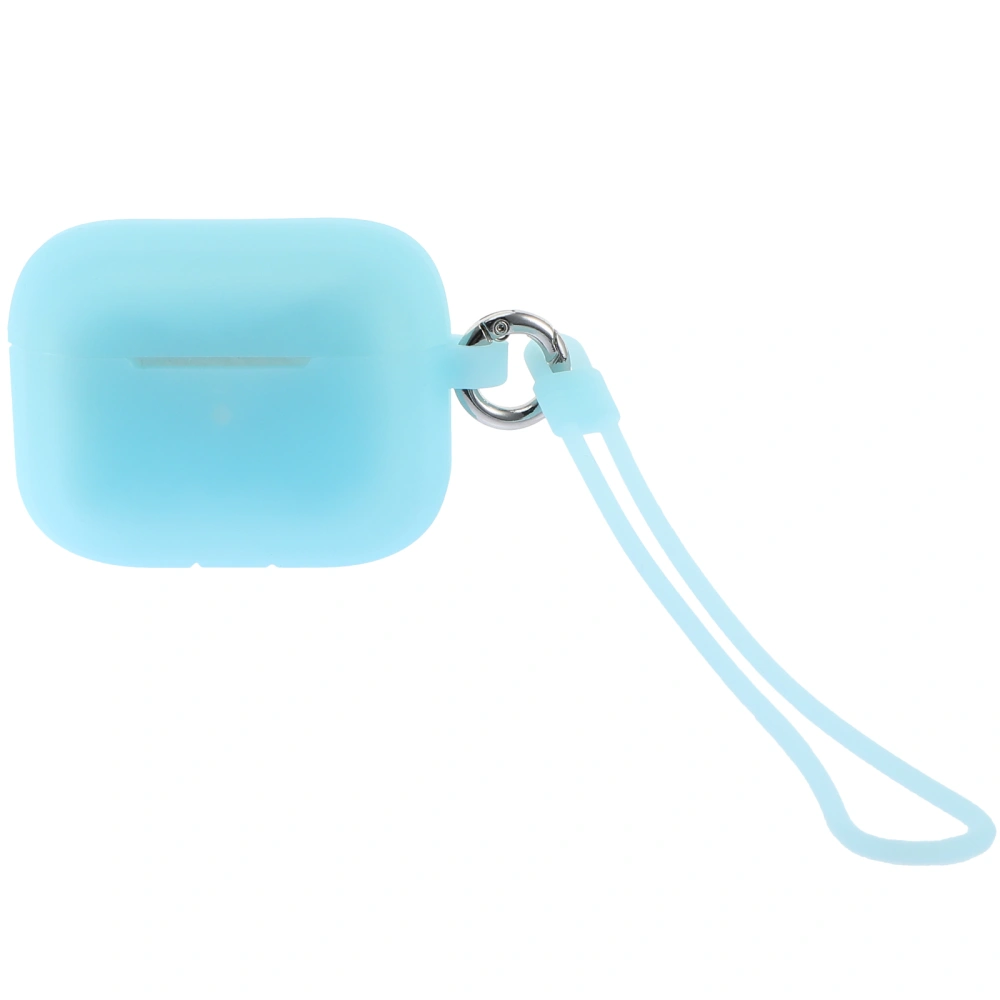 1 Pc Earphone Bag Portable Earphone Storage Cover Compatible for Airpods (Blue)