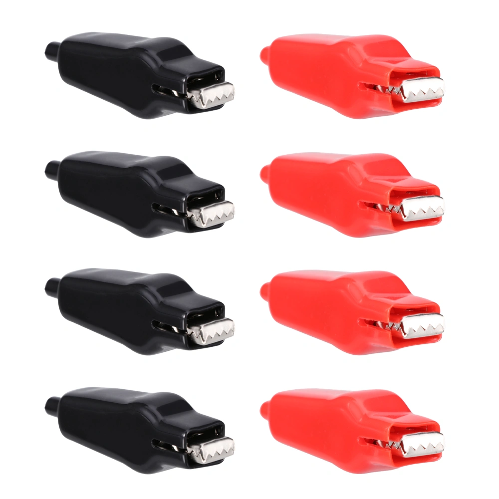 8 Pcs Alligator Clips Alligator Clip Test Kit Electric Testing Cable Lead Clip