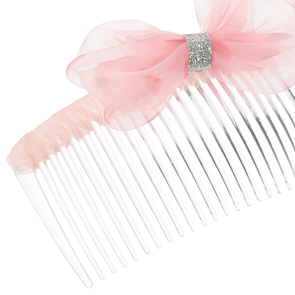 3pcs Gauze Teethed Hair Combs Hair Elegant Inserted Combs Decorative Comb for Girls