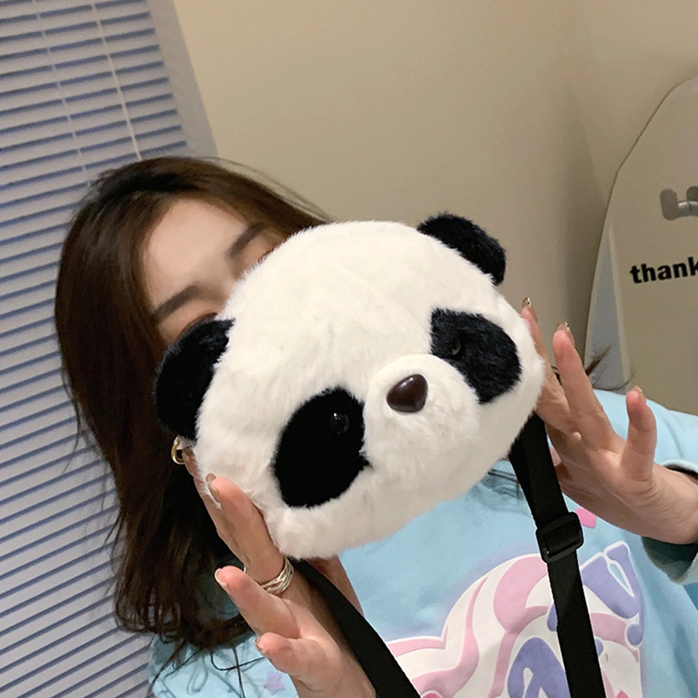 Cartoon Panda Messenger Bag Fashion Shoulder Bag Girls Portable Messenger Bag