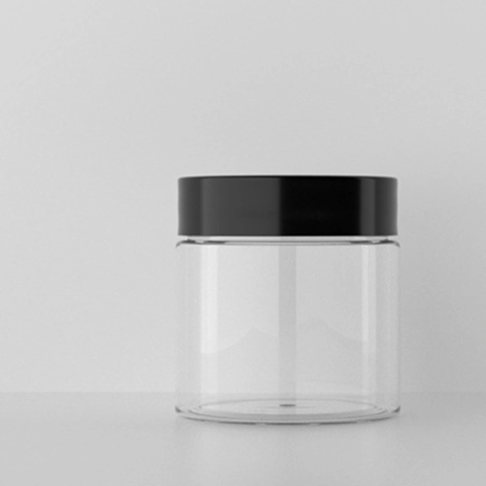 8 pcs Round Clear Cream Container Wide Mouth Cream Jar Plastic Cream Container Jars with Lids