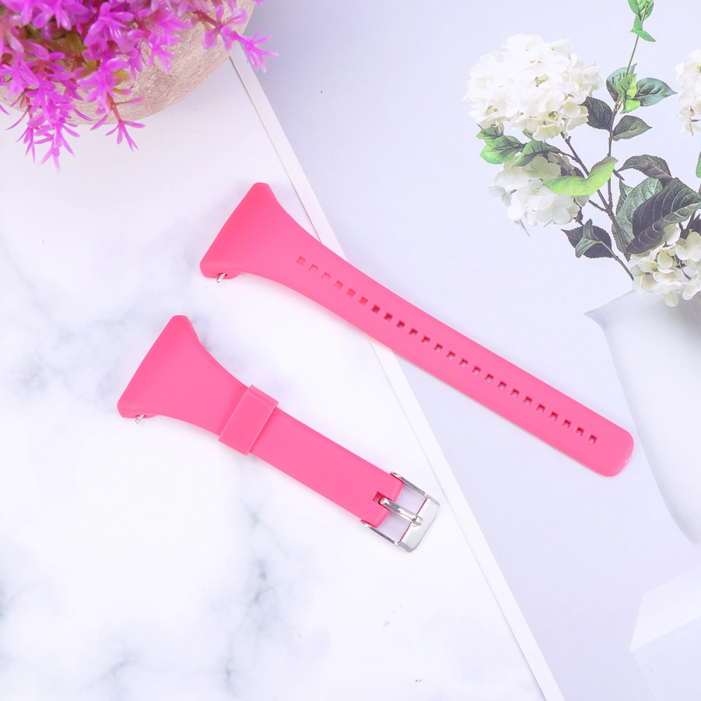 Fashion Watchstrap Plastic Watch Band Strap Replacement Quick Release Wristband Bracelet Strap Compatible for POLAR FT4/FT7(Pink)