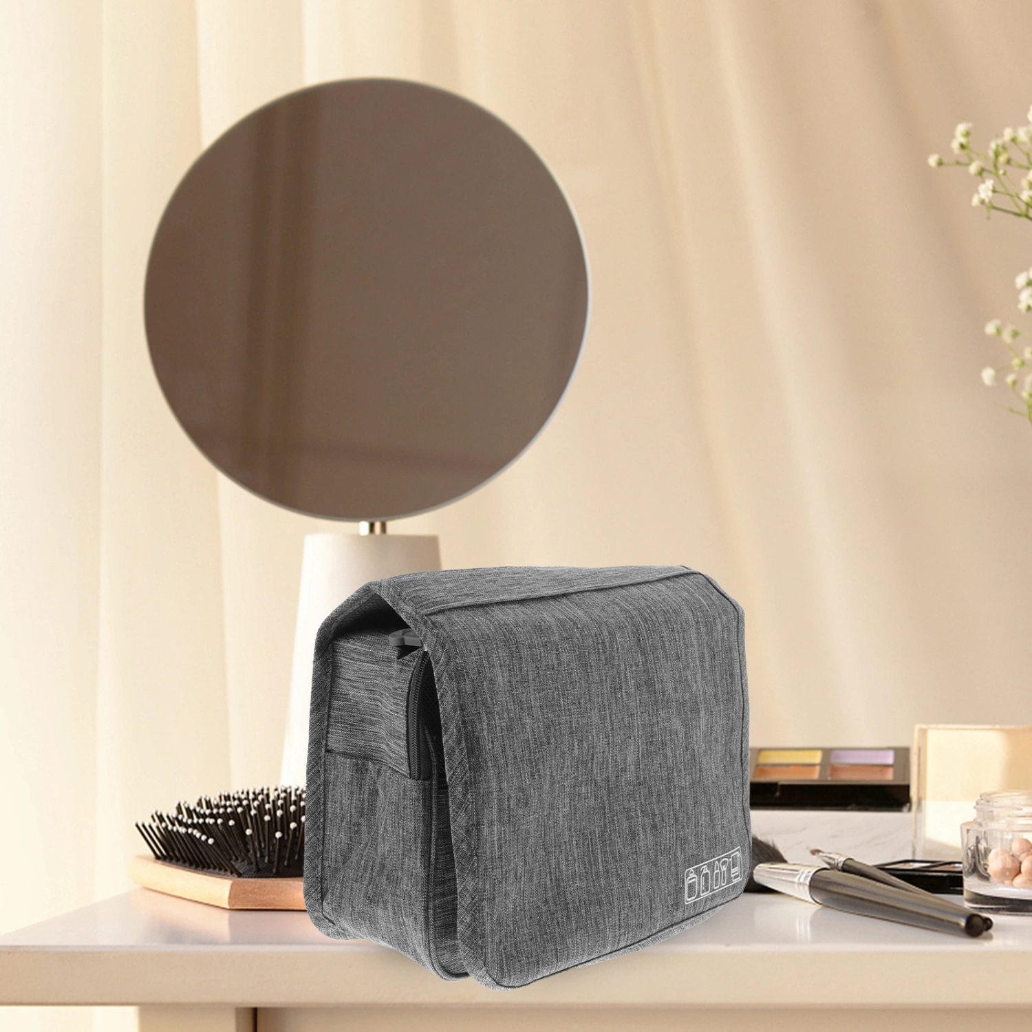 Travel Wash Bag Large Capacity Dry Wet Separation Travel Cosmetic Bag Portable Toiletry Bag