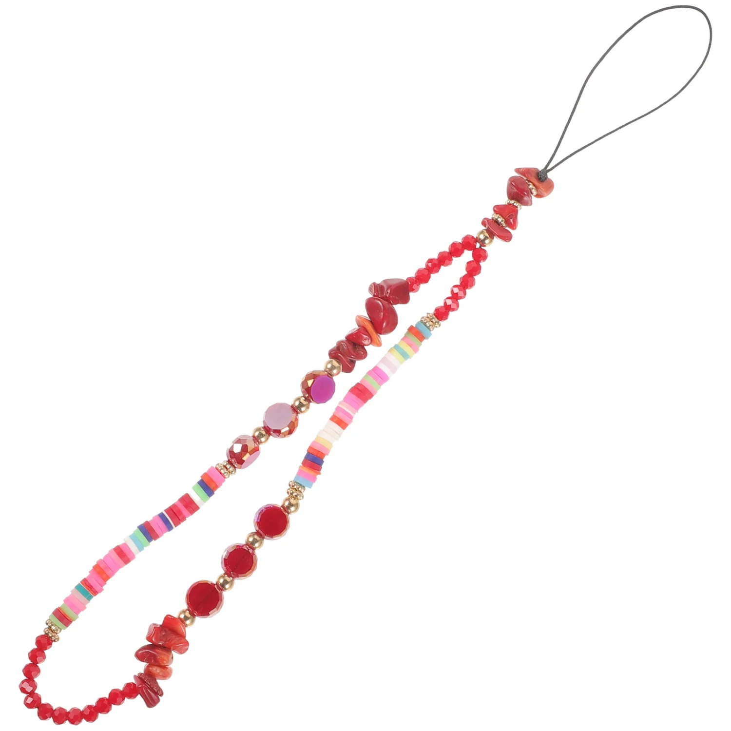 Beaded Phone Strap Charm Beaded Cellphone Charm Kawaii Phone Lanyard Wrist Strap