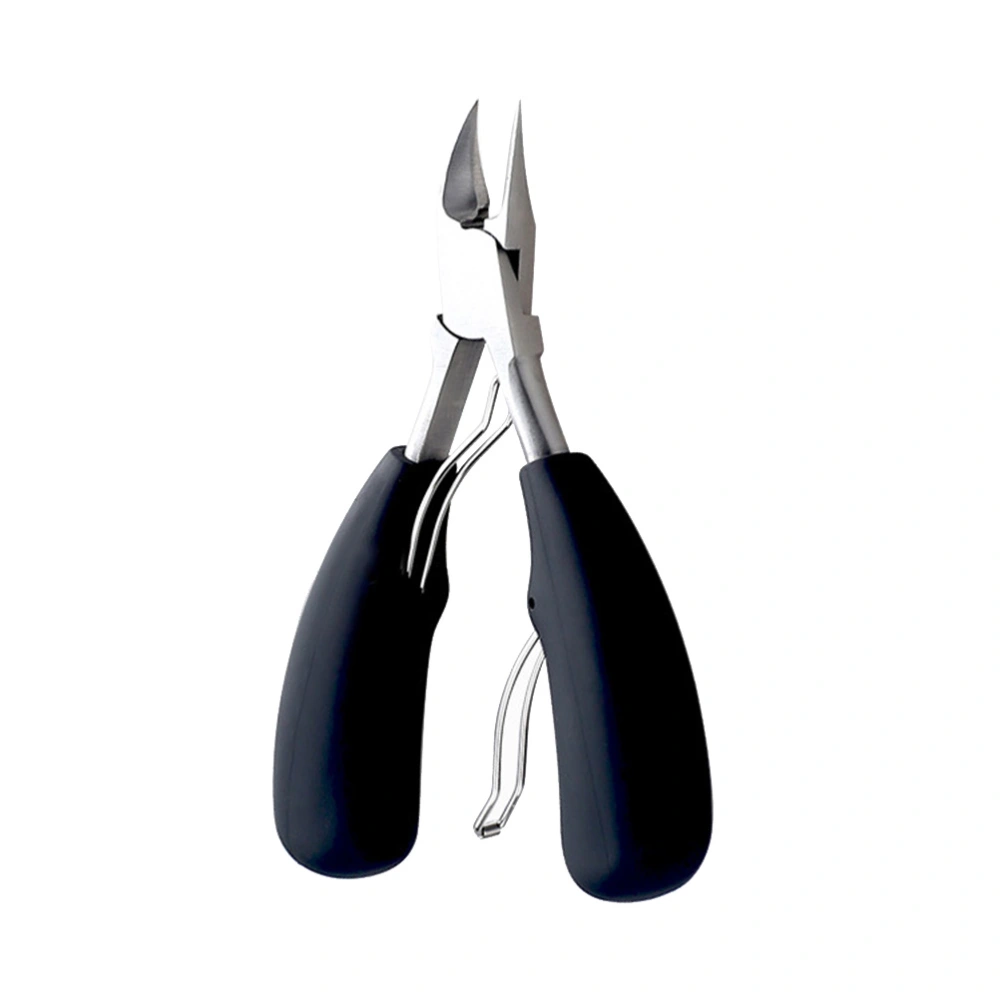 Toenail Clippers Nail Nippers for Thick or Ingrown Toenails Fingernails (Black)