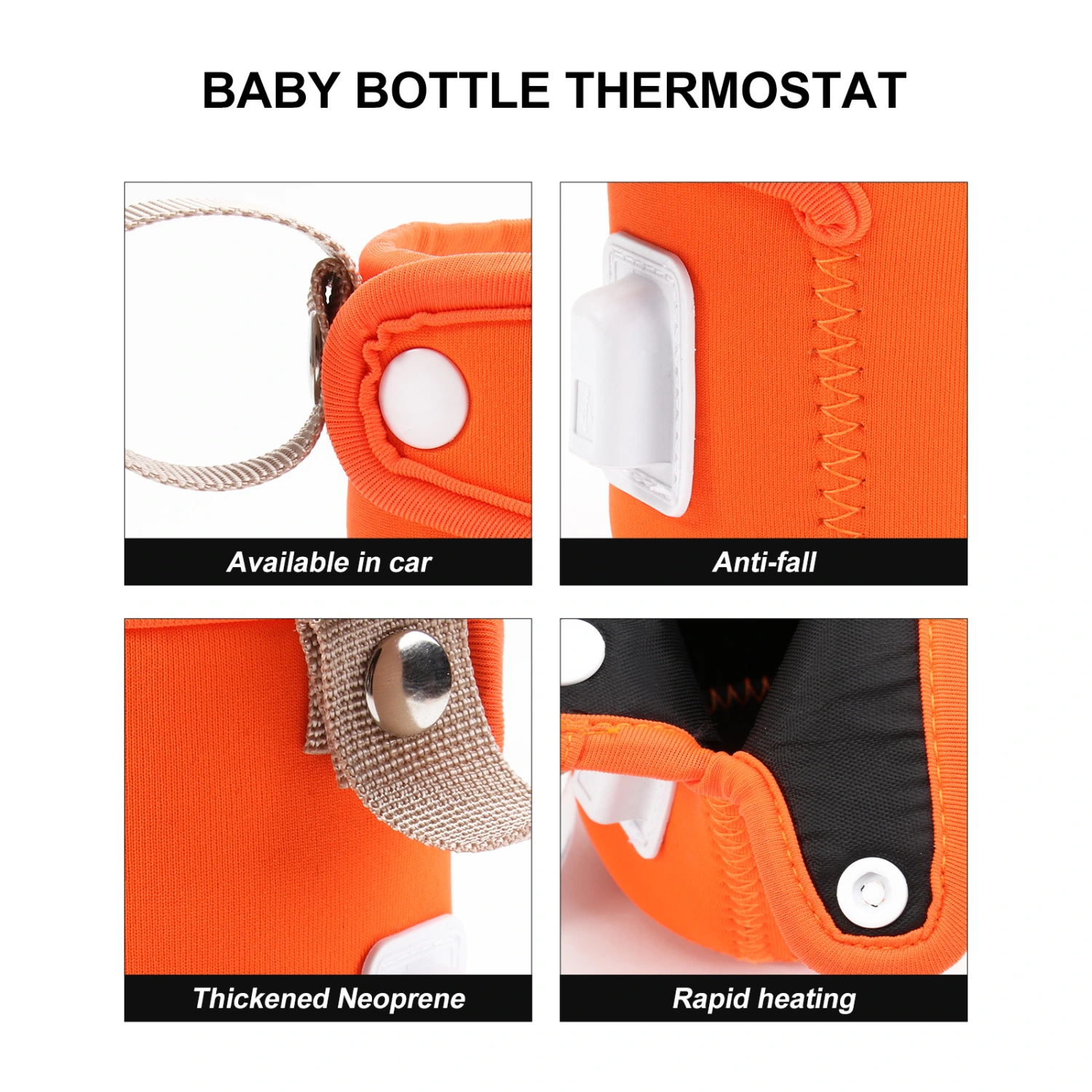 Baby Bottle Warmer Travel Cup Warmer Car Warmer Bag Insulation Thermostat
