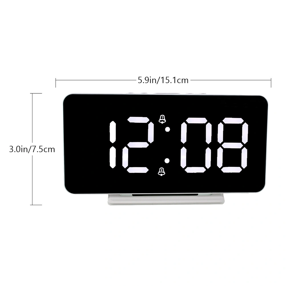 Creative Digital Alarm Clock Temperature LED Number Time Clock Home Decoration