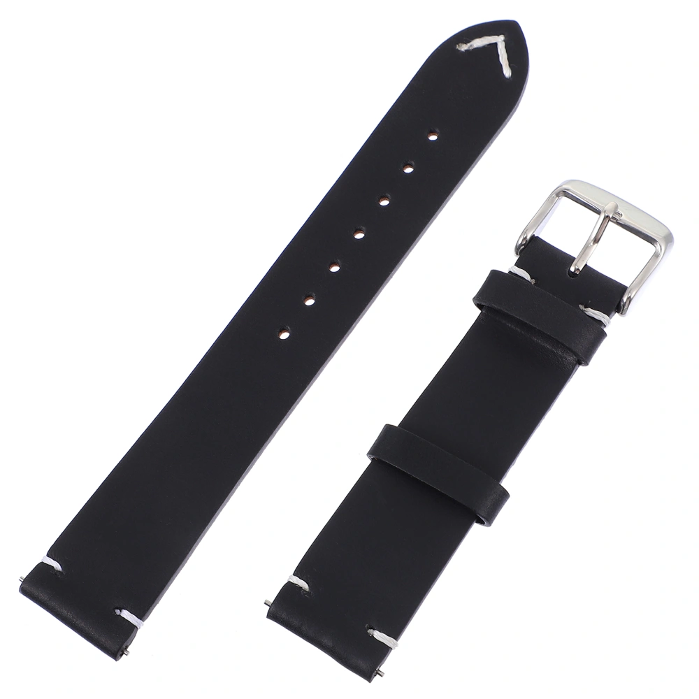 1pc Premium Leather Watch Strap Watch Strap Genuine Leather Watch Strap