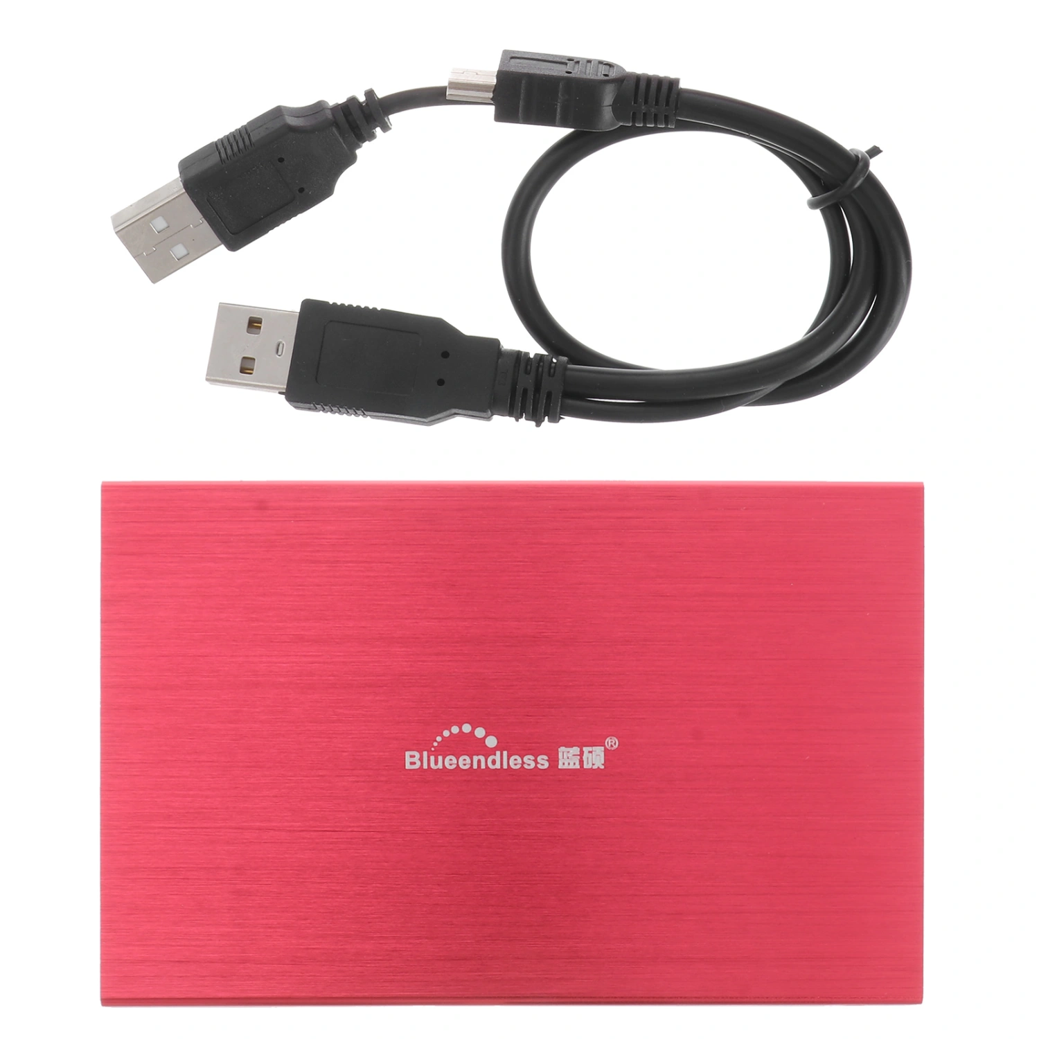 80GB USB2.0 2.5 Inch Portable External Hard Drive Storage Desktop Backup Hard Disk (Red)