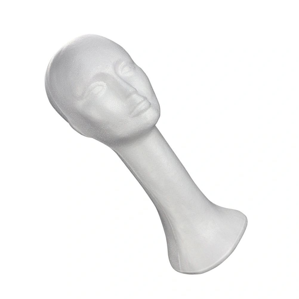 Wig Head Tall Female Foams Mannequin Head Display Model Head for Hats