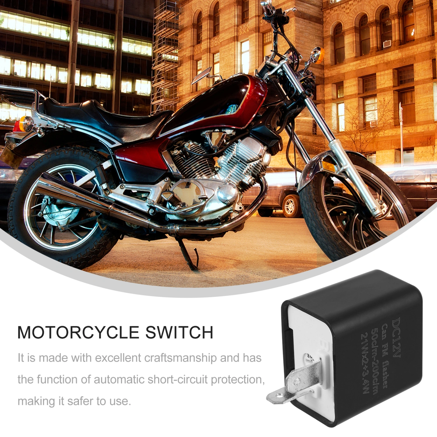 4pcs Motorbike Turn Signal Control Relay Practical LED Turn Signal Flasher Relay