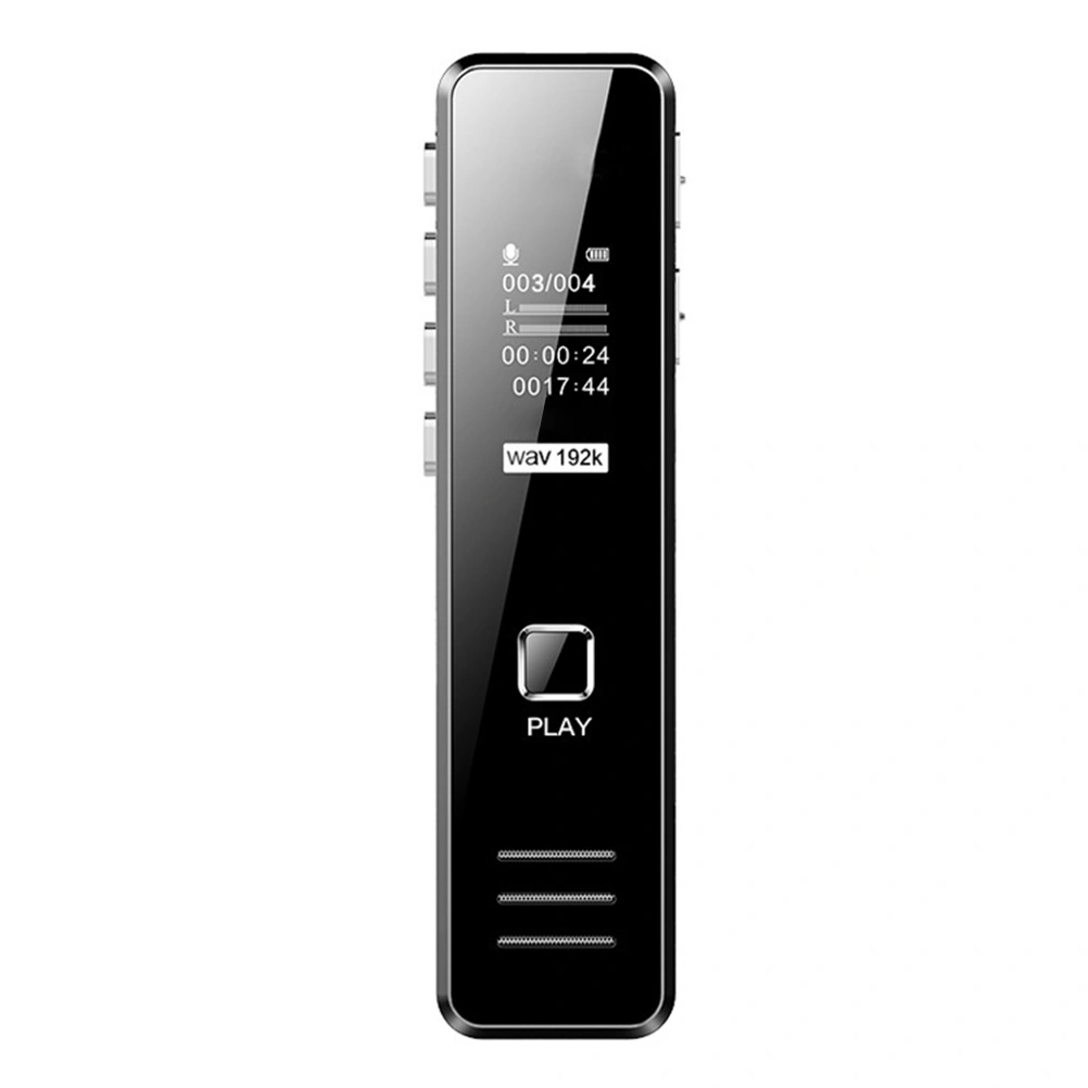 32GB Noise Reduction Remote Audio Recorder Intelligent External Recording Pen MP3 Player (Black)
