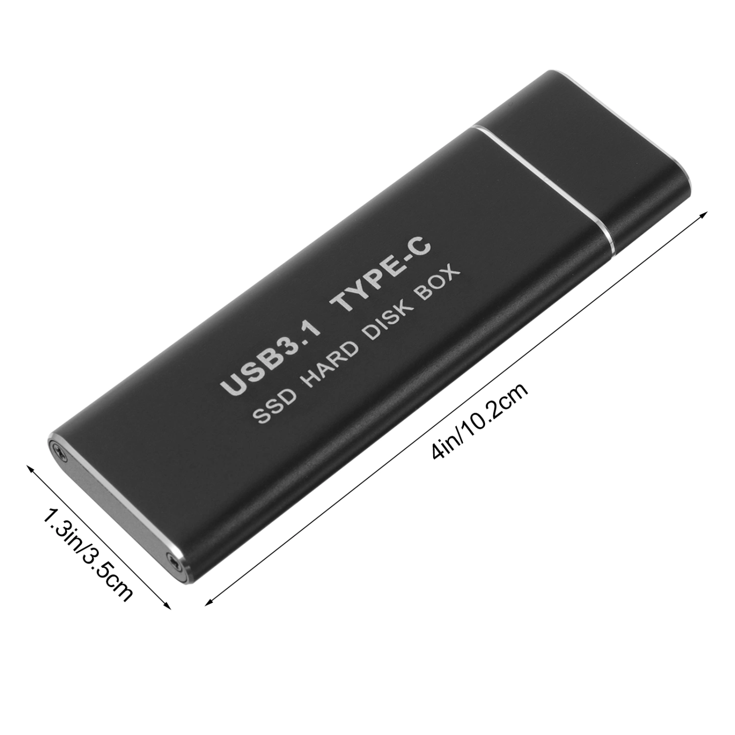 1Pc USB3.1 Mobile Hard Disk Box SSD External Hard Drive Case Solid State Drive Box