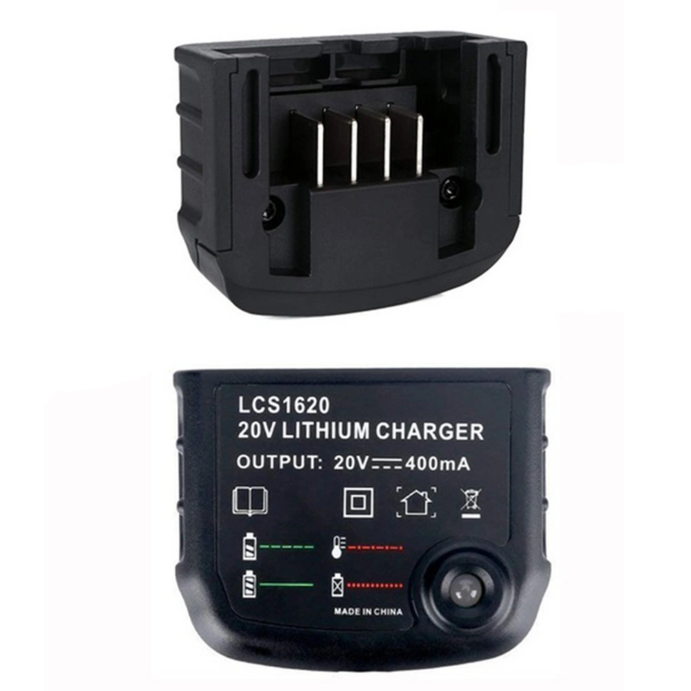 20V Portable Lithium Ion Battery Charger Power Tool Compatible for LCS1620 Black & Decker with US Plug