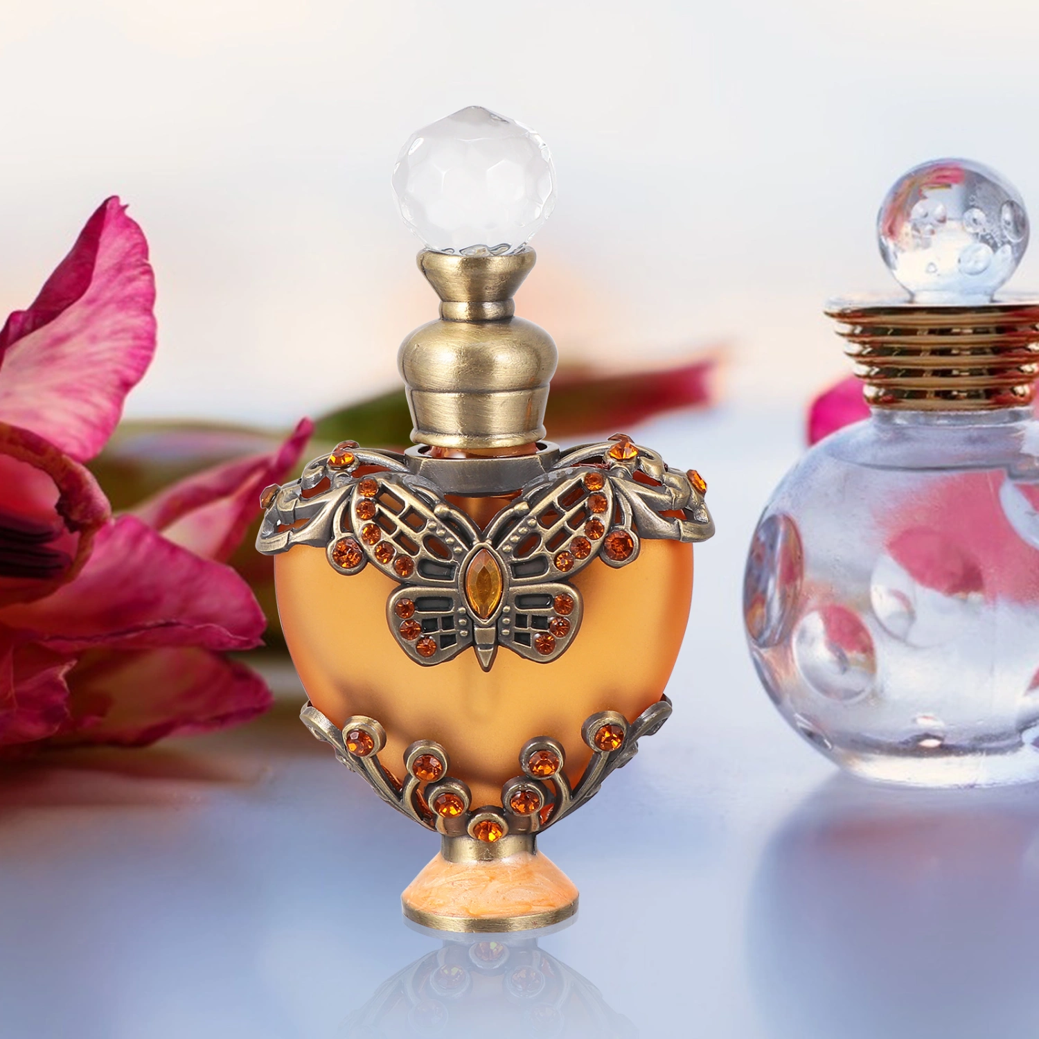 1pc 10ML Delicate Refillable Perfume Bottle Essential Oil Storage Bottle