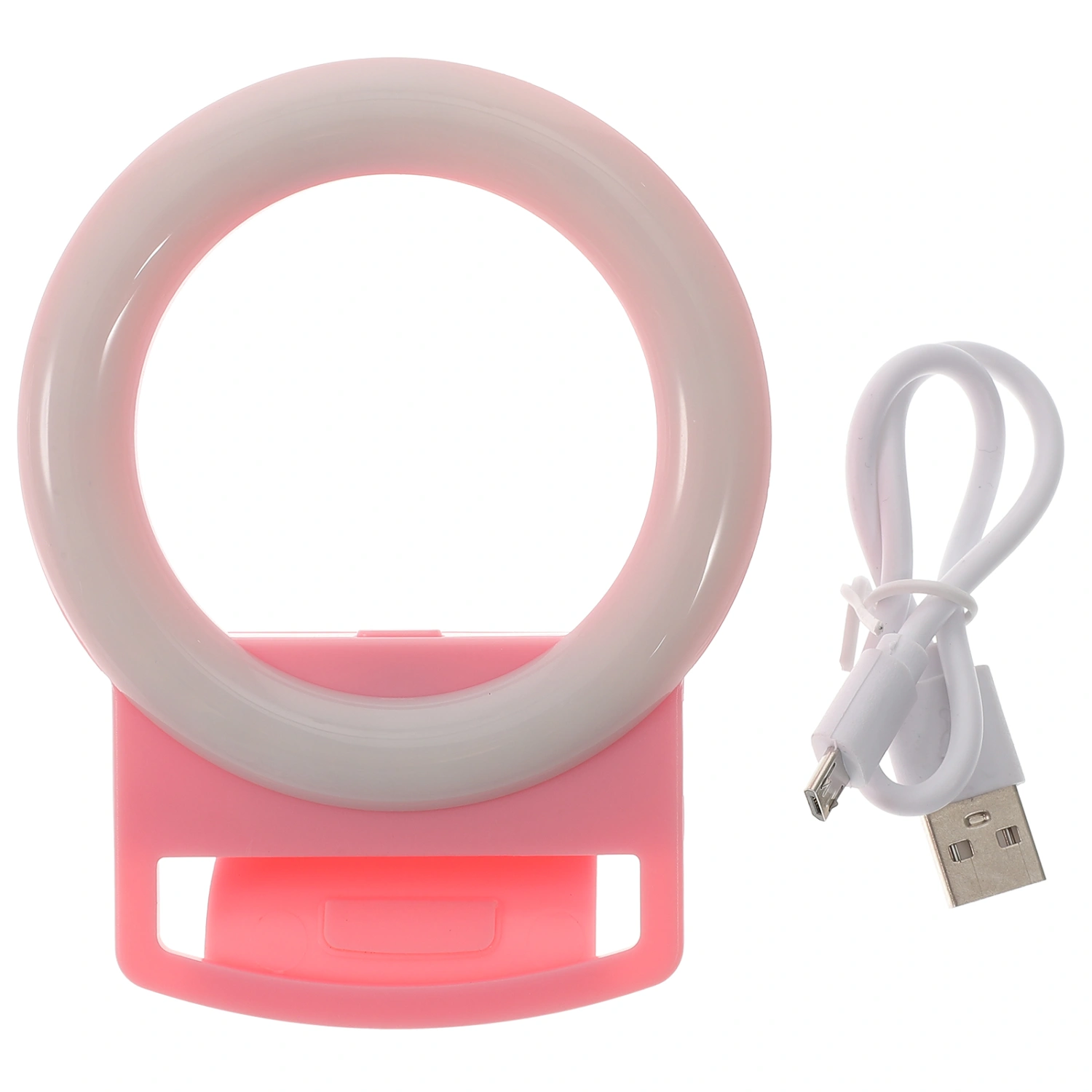Selfie Ring Light Adjustable Brightness Level Phone Ring Light Clip on Ring Light