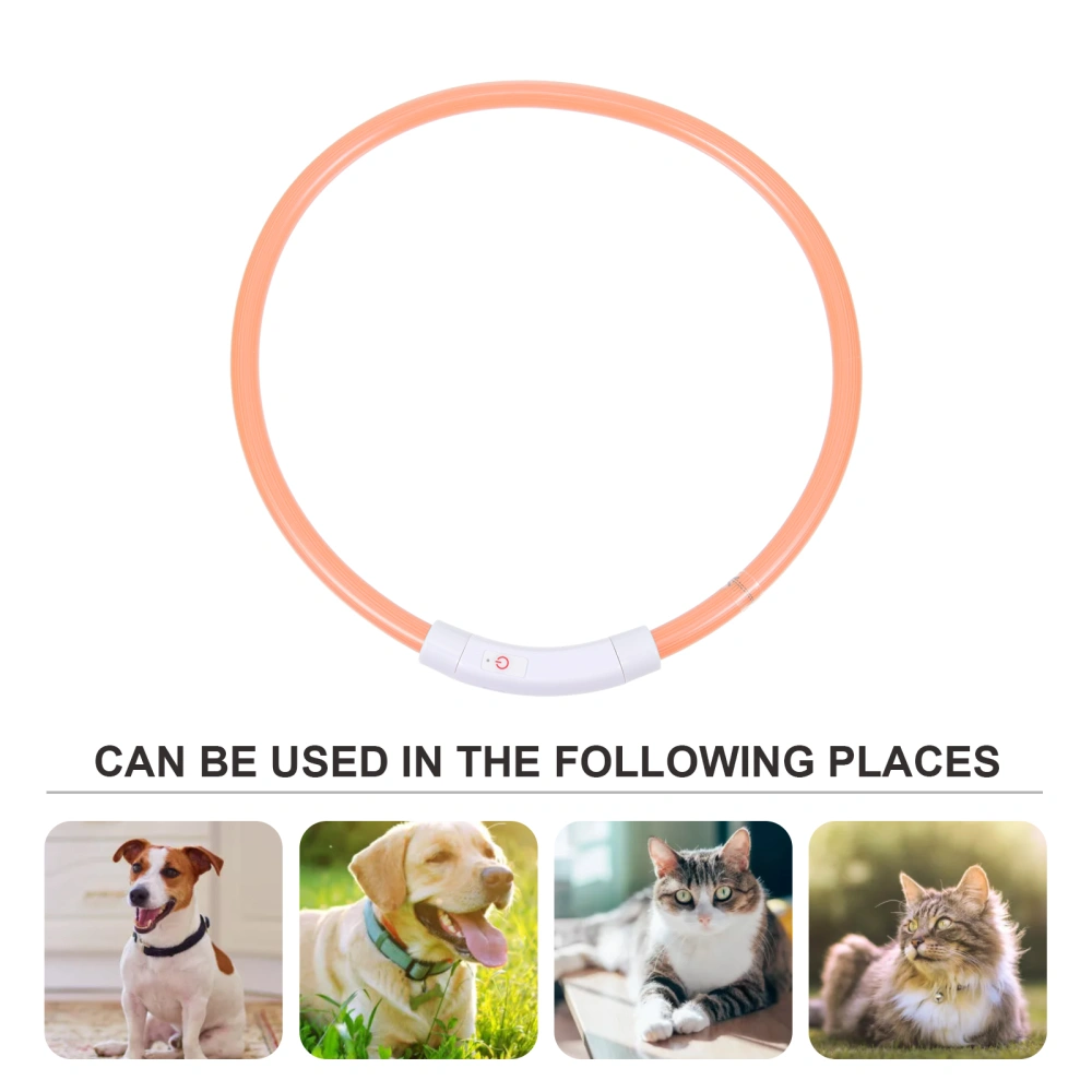 USB Charging Dog Luminous Collar LED Charging Collar for Dog Pet Supply