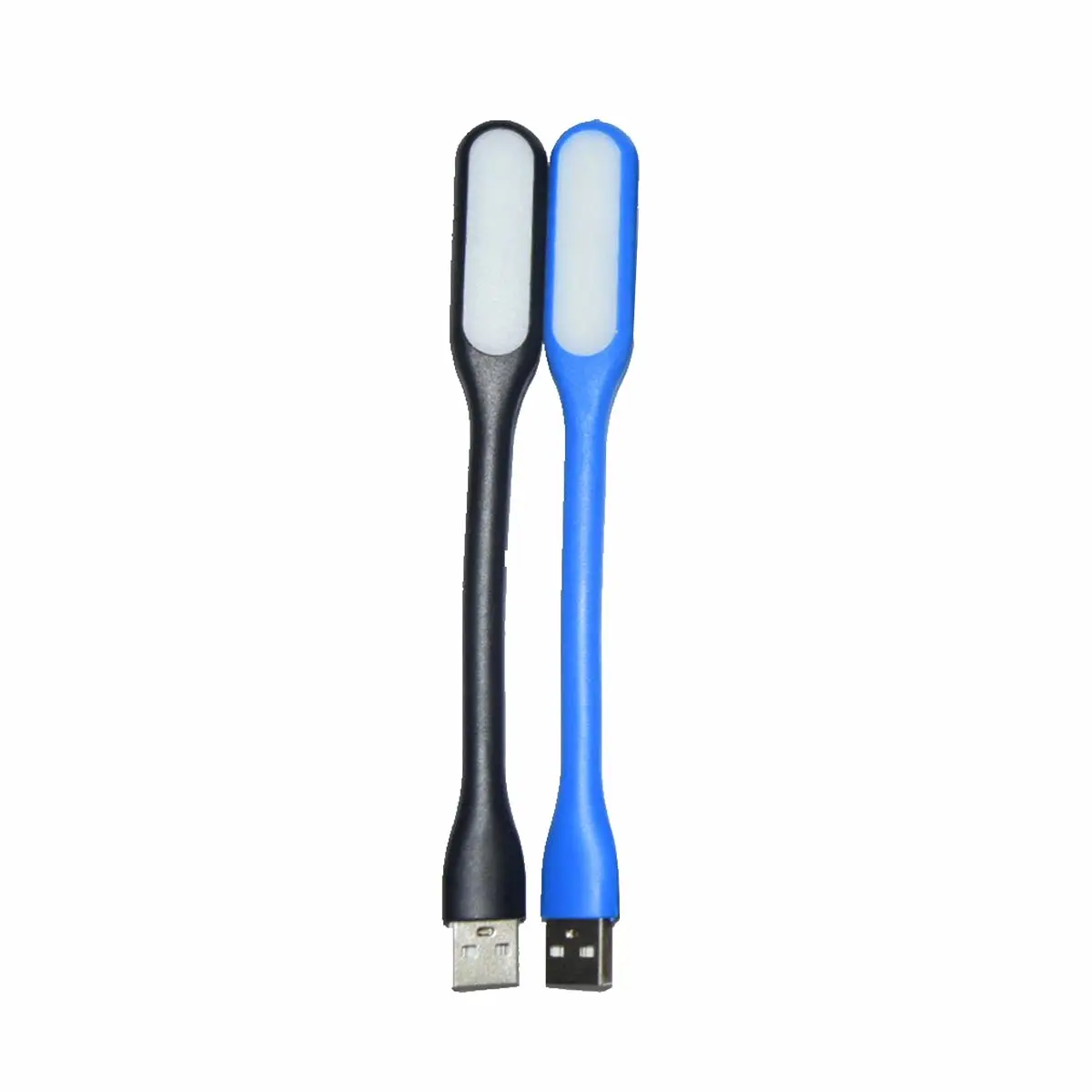 2pcs Portable 5V 1.2W USB LED Lamp Light Reading Lamp Powered by Power Bank or Computer (Random Color)