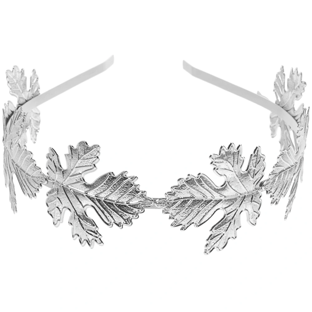 Greek Crown Metal Headband Leaf Wedding Headband Prom Headband Leaf Crown Headpiece